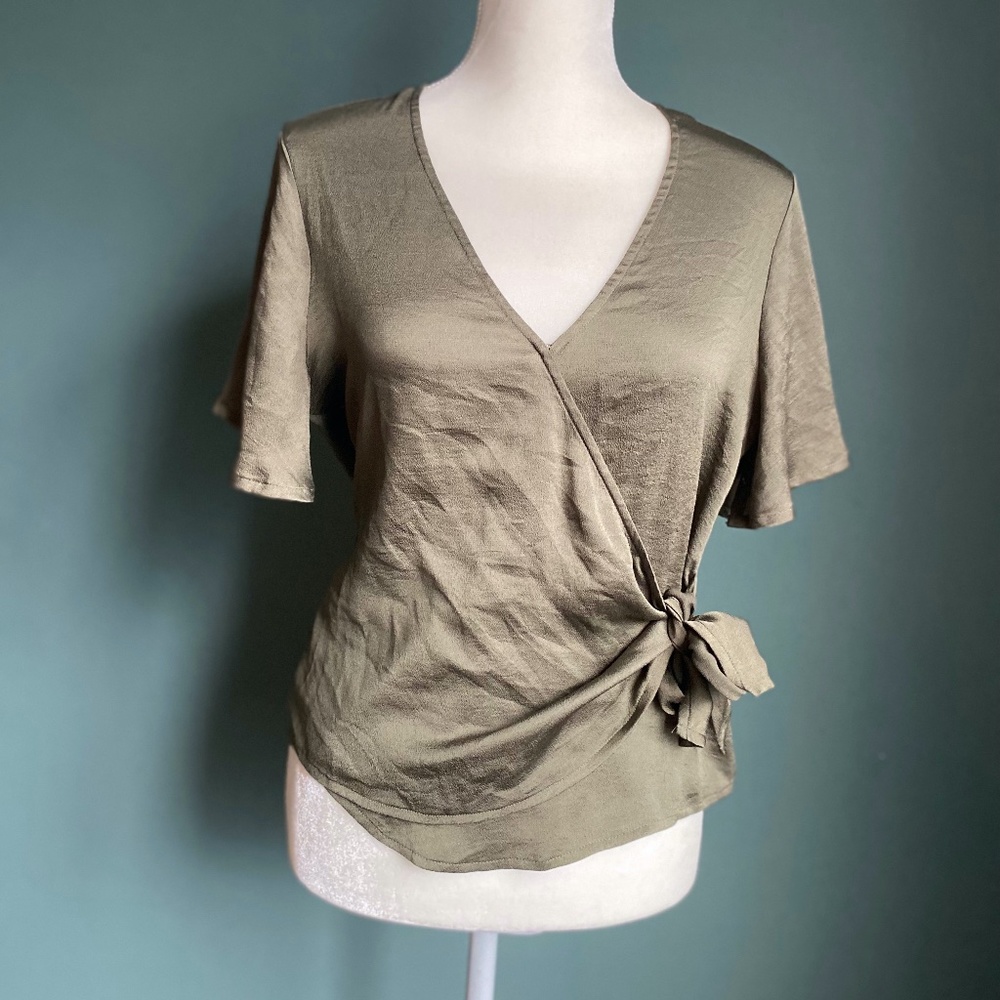 Express Green Blouse - Medium